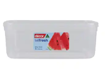 Drakes Decor plasticware tell fresh container oblong 4l single offer