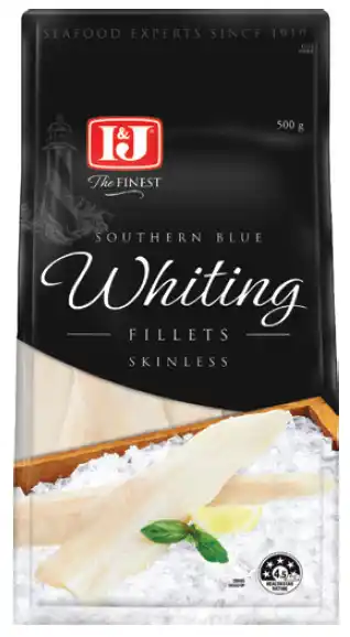 Drakes I & j southern blue whiting fillets skinless 500g offer