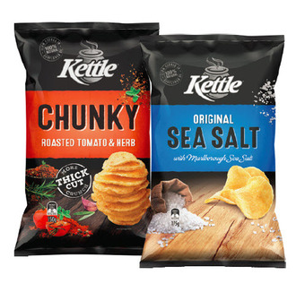 Drakes Kettle original or chunky chips 150g-175g offer