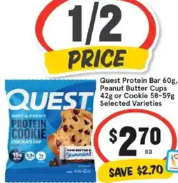 IGA Quest Protein Bar offer