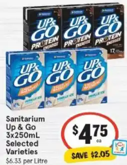IGA Sanitarium Up & Go offer
