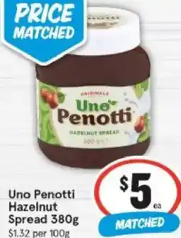 IGA Uno Penotti Hazelnut Spread offer