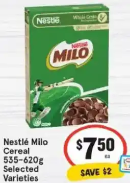 IGA Nestlé Milo Cereal offer