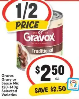 IGA Gravy or Sauce Mix offer