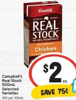 IGA Campbell's Real Stock offer
