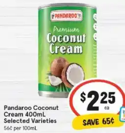 IGA Pandaroo Coconut Cream offer