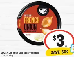 IGA ZooSh Dip offer