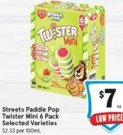 IGA Streets Paddle Pop Twister Mini offer