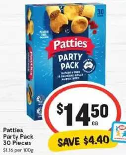 IGA Patties Party Pack offer