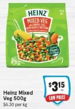 IGA Heinz Mixed Veg offer