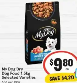 IGA My Dog Dry Dog Food offer
