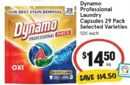 IGA Dynamo Professional Laundry Capsules offer