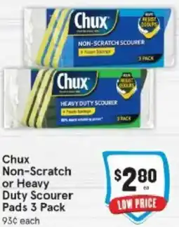 IGA Chux Non-Scratch or Heavy Duty Scourer Pads offer