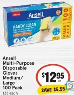 IGA Ansell Multi-Purpose Disposable Gloves offer
