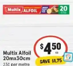IGA Multix Alfoil offer