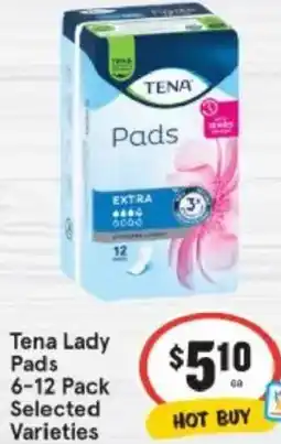 IGA Tena Lady Pads offer