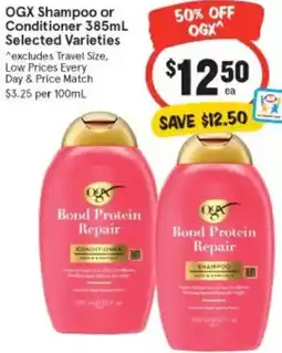 IGA OGX Shampoo or Conditioner offer