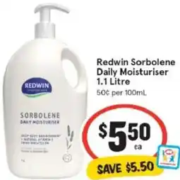 IGA Redwin Sorbolene Daily Moisturiser offer