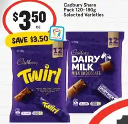 IGA Cadbury Share Pack offer