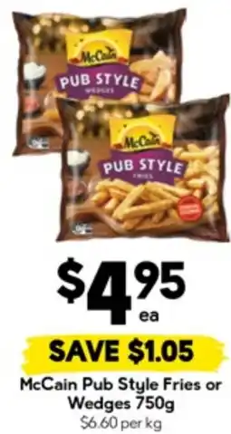 Drakes McCain Pub Style Fries or Wedges offer