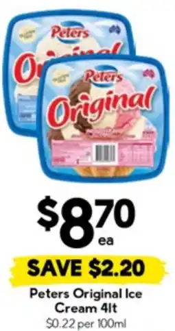 Drakes Peters Original Ice Cream offer