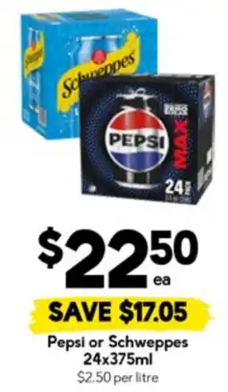 Drakes Pepsi or Schweppes offer