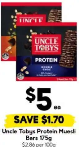 Drakes Uncle Tobys Protein Muesli Bars offer