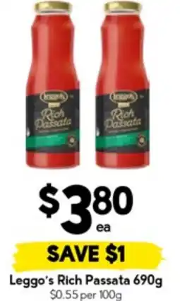 Drakes Leggo's Rich Passata offer