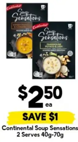 Drakes Continental Soup Sensations 2 Serves offer