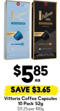 Drakes Vittoria Coffee Capsules offer