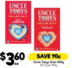Drakes Uncle Tobys Oats offer