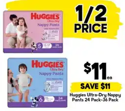 Drakes Huggies Ultra-Dry Nappy Pants offer