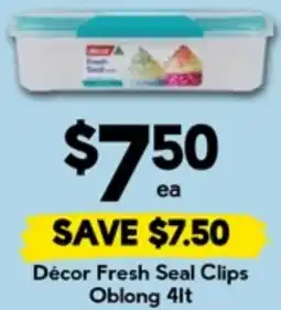Drakes Décor Fresh Seal Clips Oblong offer