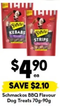 Drakes Schmackos BBQ Flavour Dog Treats offer