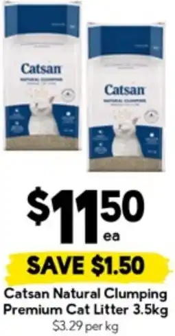 Drakes Catsan Natural Clumping Premium Cat Litter offer