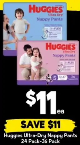 Drakes Huggies Ultra-Dry Nappy Pants offer