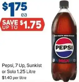 Foodland Pepsi 7 Up Sunkist or Solo offer