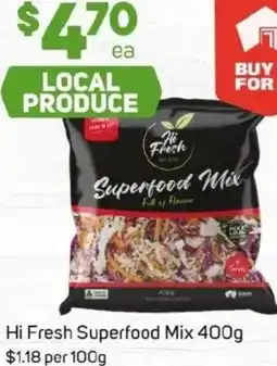 Foodland Hi Fresh Superfood Mix offer