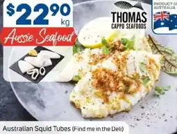 Foodland Australian Squid Tubes offer