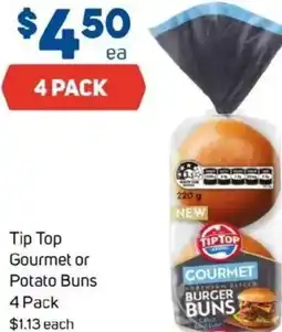 Foodland Tip Top Gourmet or Potato Buns offer