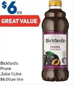 Foodland Bickford's Prune Juice offer