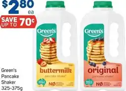 Foodland Green's Pancake Shaker offer