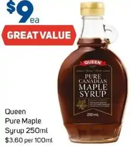 Foodland Queen Pure Maple Syrup offer