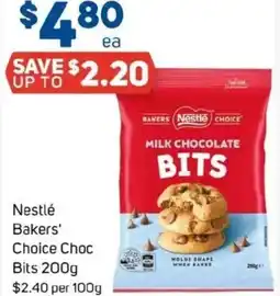 Foodland Nestlé Bakers Choice Choc Bits offer