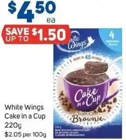 Foodland White Wings Cake in a Cup offer