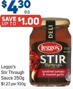 Foodland Leggo's Stir Through Sauce offer
