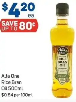 Foodland Alfa One Rice Bran Oil offer
