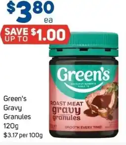 Foodland Green's Gravy Granules offer