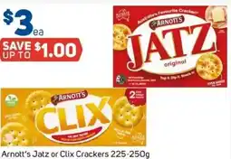 Foodland Arnott's Jatz or Clix Crackers offer