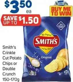 Foodland Smith's Crinkle Cut Potato Chips or Double Crunch offer